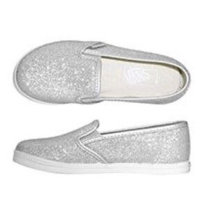Vans Sparkle White Slip-On Sneakers